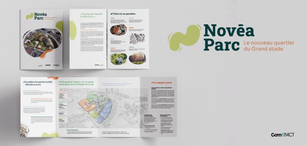 Création Com1pact pour le projet Novéa Parc.
